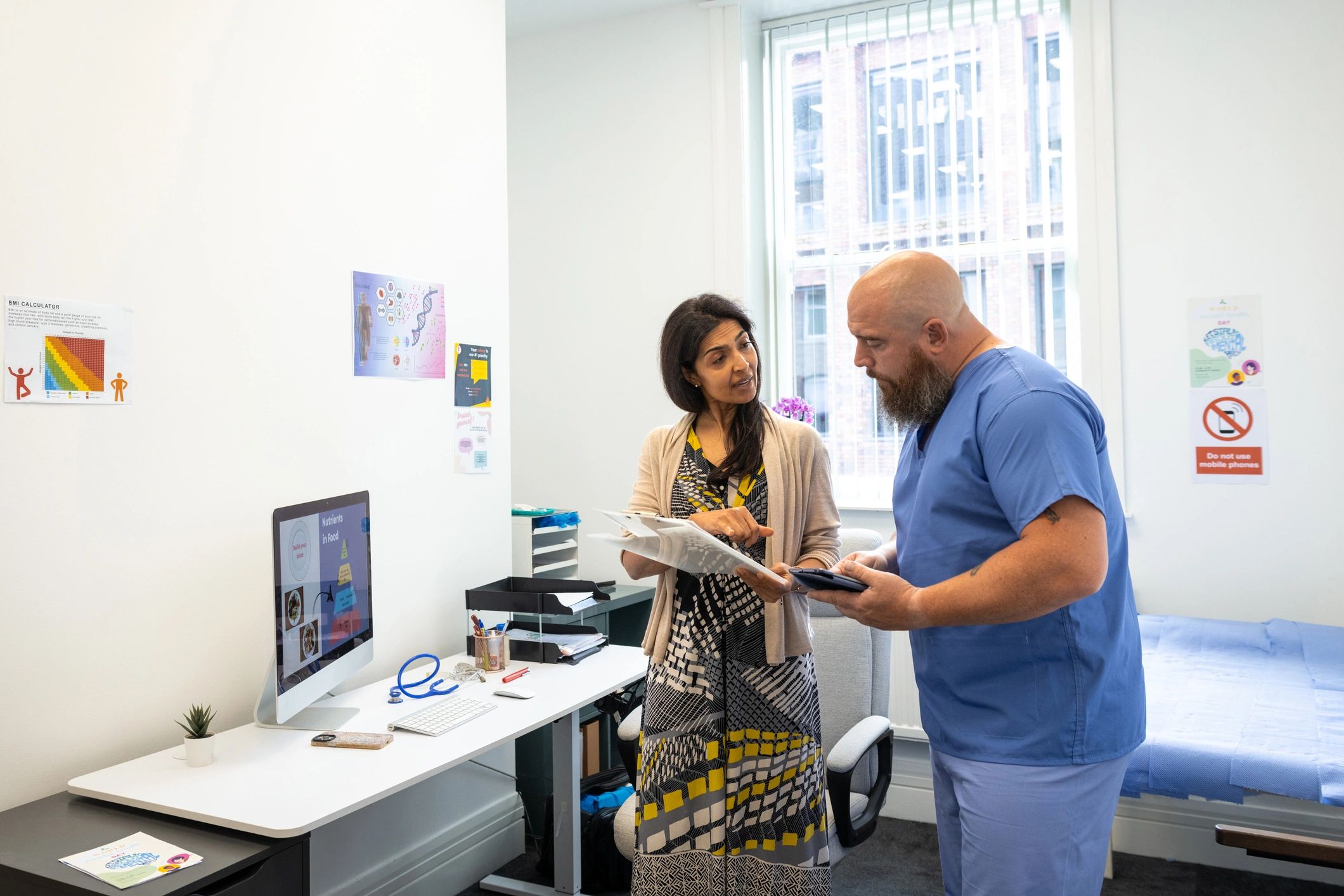 Doctor consultation in clinic