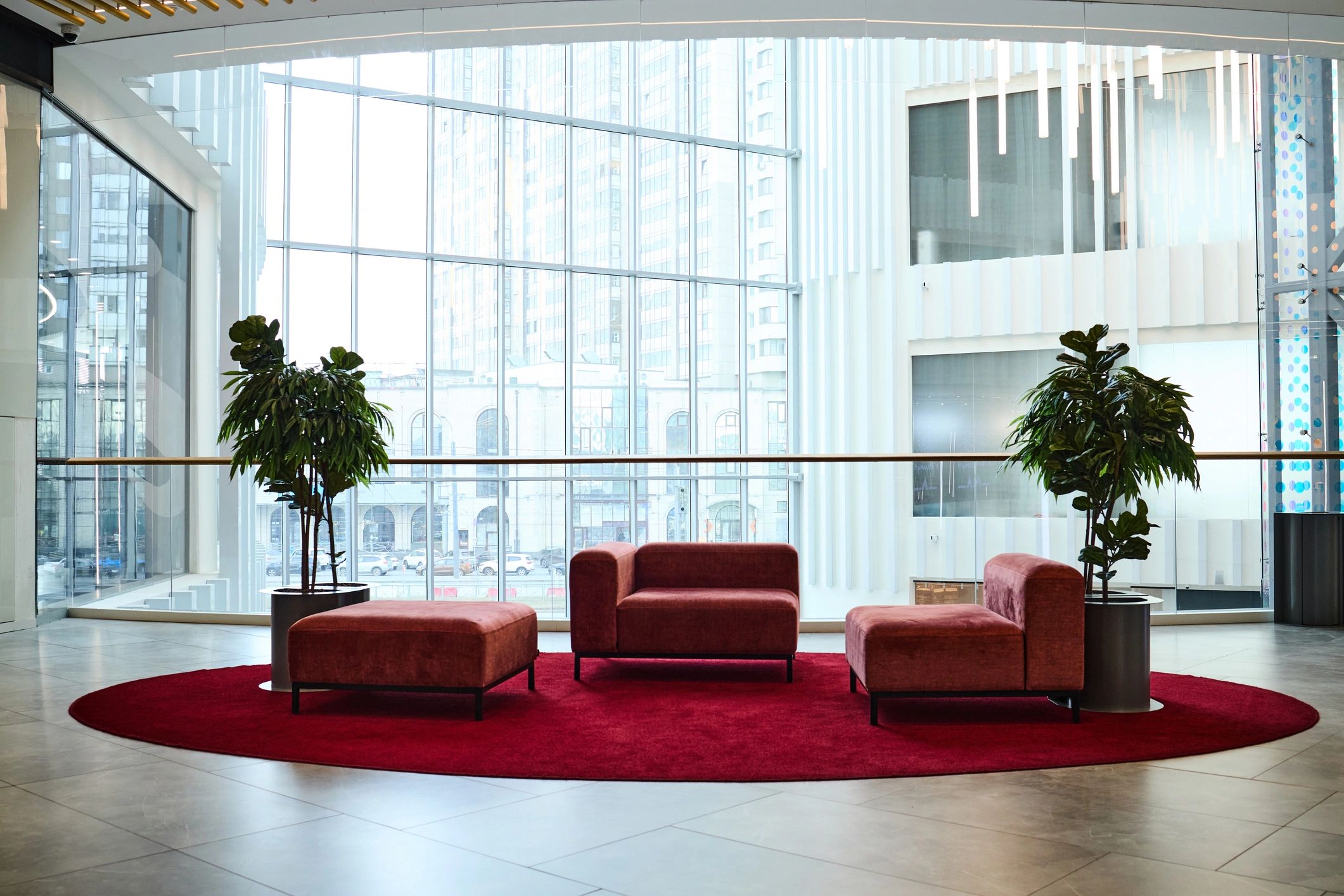 Clinic reception and waiting area