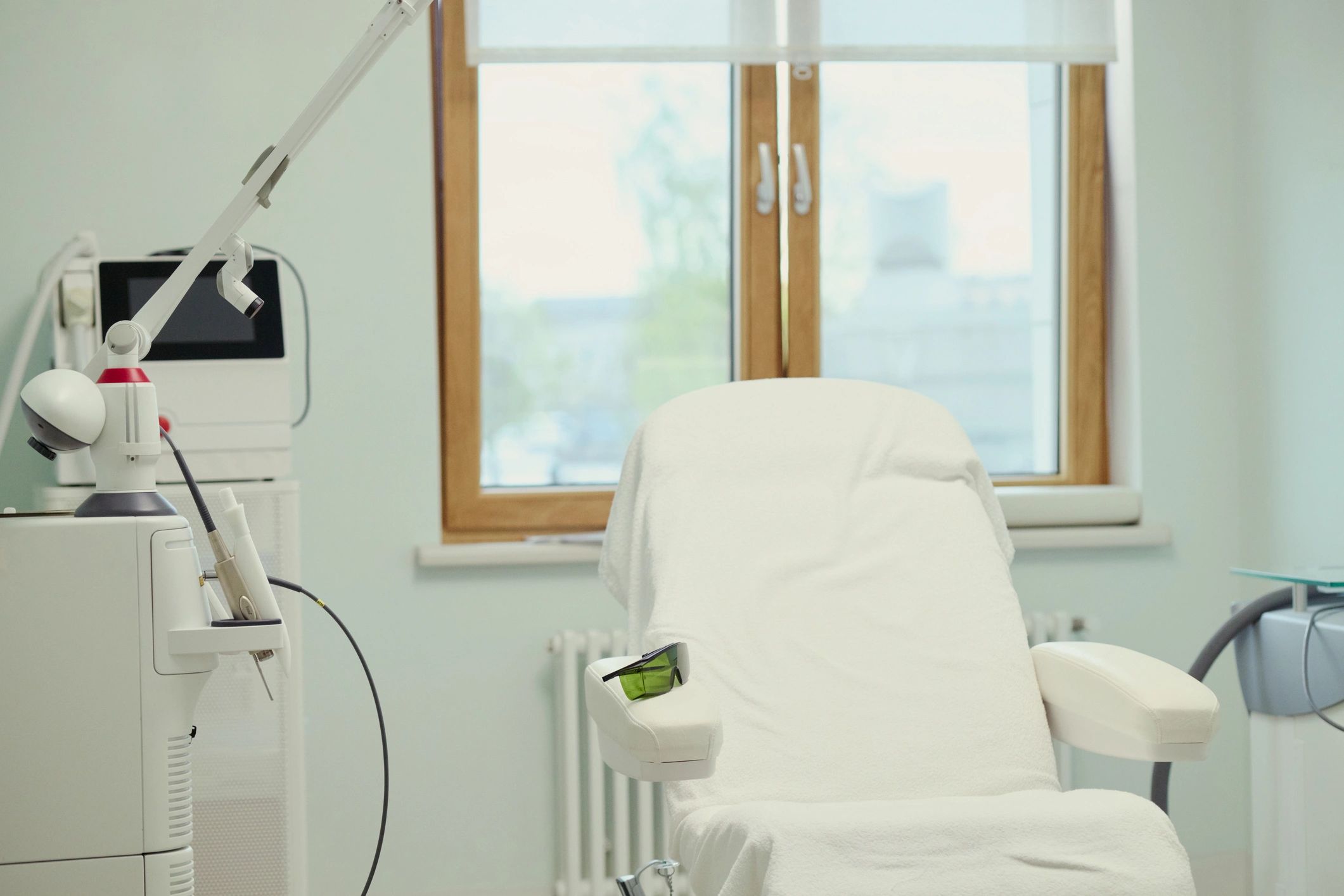 Advanced clinic room with laser equipment